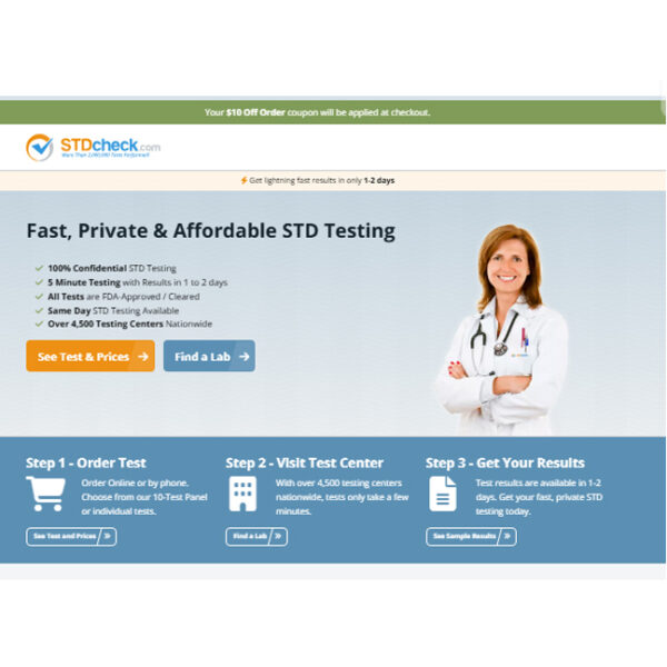 Fast, Private & Affordable STD Testing at STD Check