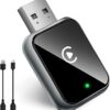 Carplay Wireless Adapter Compatible with Apple - Convert Wired to Wireless Carplay Adapter for iPhone(2025 Upgraded), Fast Auto Connection No Delay Mini Size with Extension Cable USB & USB-C