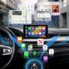 Carplay Wireless Adapter Compatible with Apple - Convert Wired to Wireless Carplay Adapter for iPhone(2025 Upgraded), Fast Auto Connection No Delay Mini Size with Extension Cable USB & USB-C