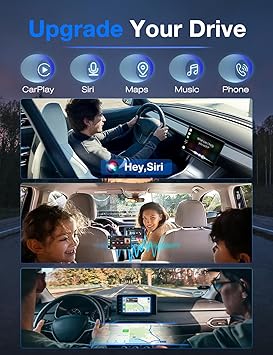 Carplay Wireless Adapter Compatible with Apple - Convert Wired to Wireless Carplay Adapter for iPhone(2025 Upgraded), Fast Auto Connection No Delay Mini Size with Extension Cable USB & USB-C