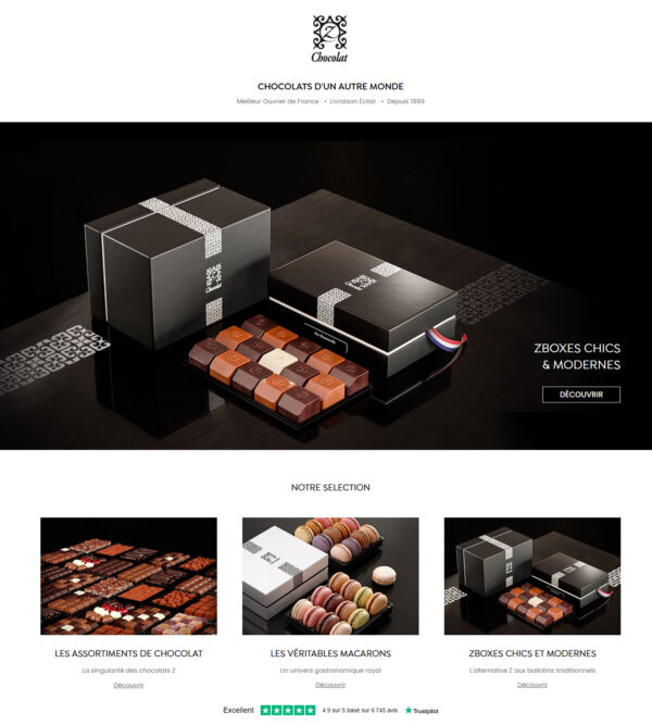 CHOCOLATS D'UN AUTRE MONDE at Z Chocolat