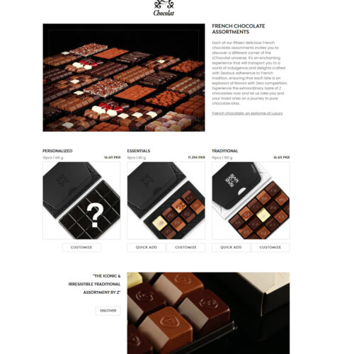 French Chocolate Assortments  at Z Chocolat