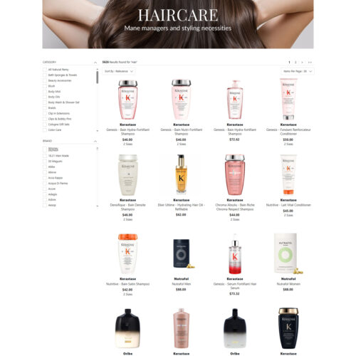 Hair Care at E Cosmetics