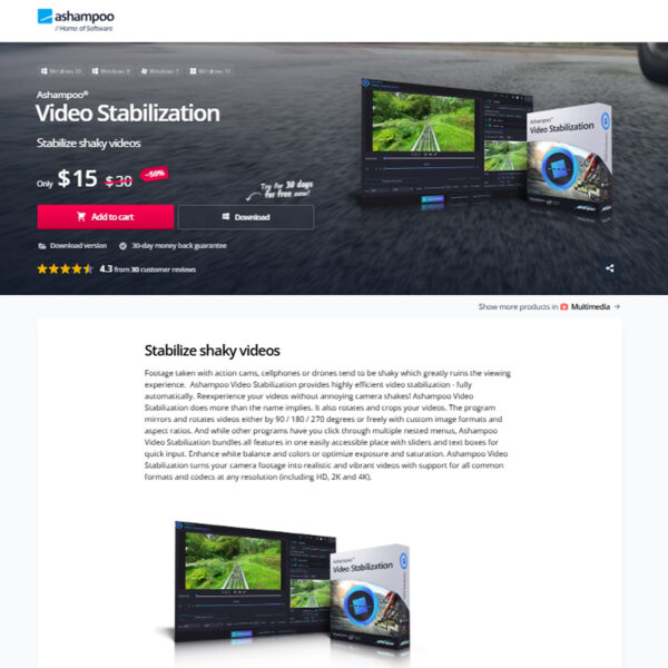 Stabilize shaky videos at Asha Mpoo