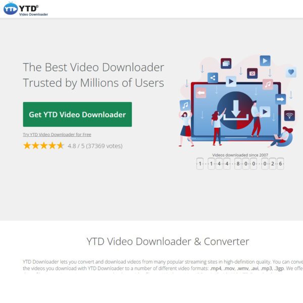 The Best Video Downloader Trusted by Millions of Users at YTD