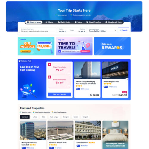 Global Home Page at Trip.com