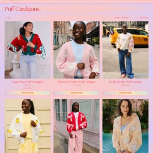 15% off on puff cardigan collection 15% off on puff cardigan collection