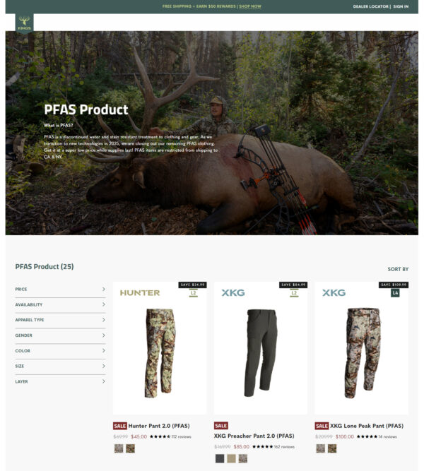 60% off on select pants_Kings Camo