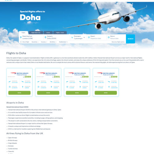 Doha special flight deals_Travel up