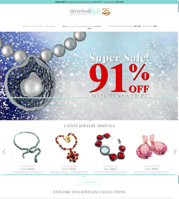 Home page_Silver Rush Style