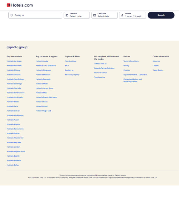 Hotel.com France club employees