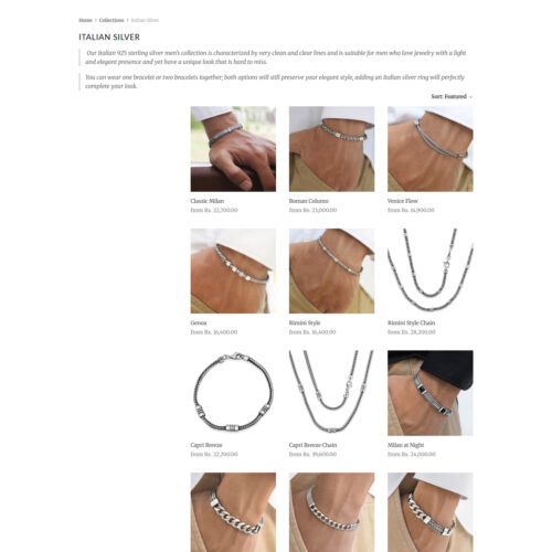 Italian bracelets for men_Vy Jewelry