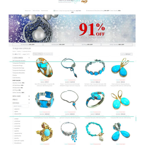 Popular gemstones turquoise_Silver Rush Style