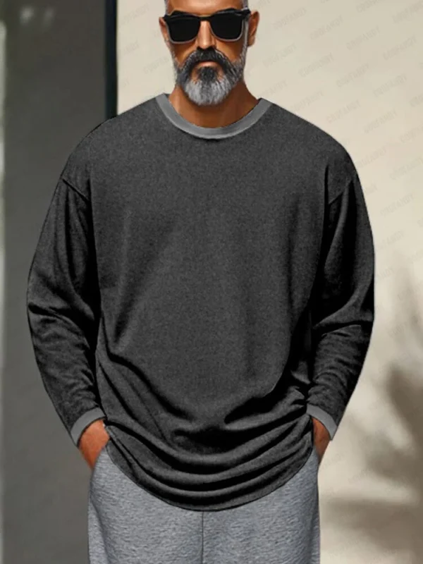 premium soft colorblock undershirt_Coofandy