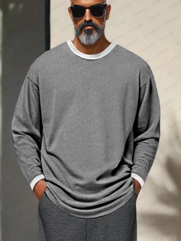 premium soft colorblock undershirt_Coofandy