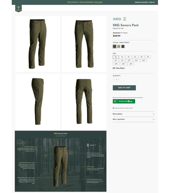 Sonora Pant _ Kings Camo Sonora Pant _ Kings Camo