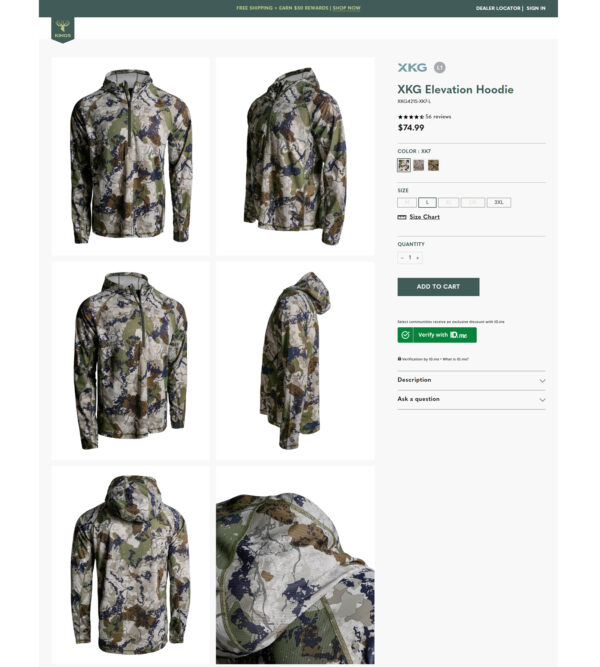 XKG Elevation Hoodie_Kings Camo XKG Elevation Hoodie_Kings Camo