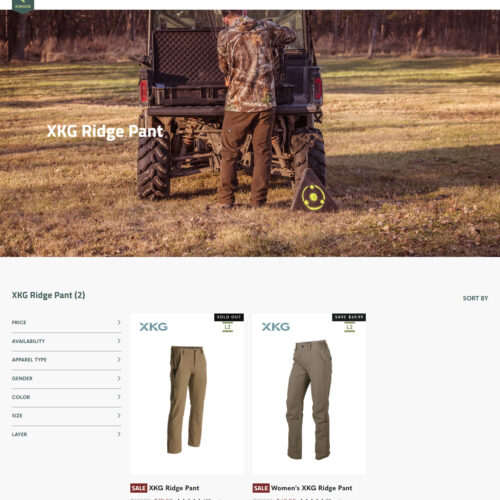 XKG Ridge Pant_Kings Camo