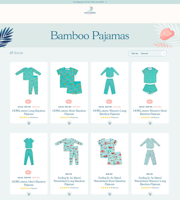 bamboo pajamas_Coco Moon Hawaii