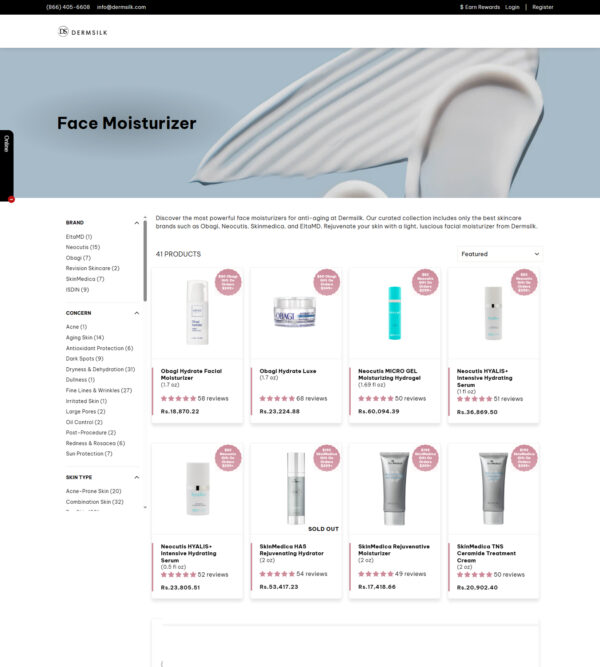 face moisturizers_Dermsilk