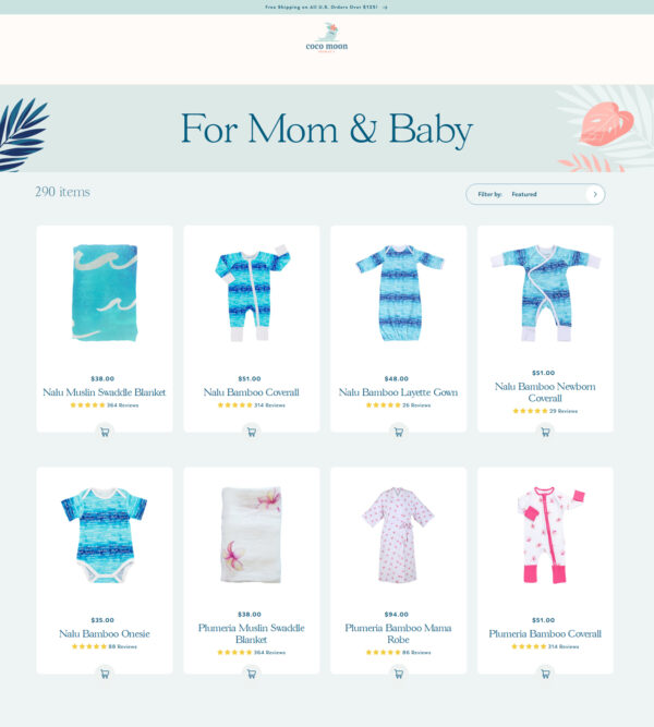 for mom and baby collection_Coco Moon Hawaii