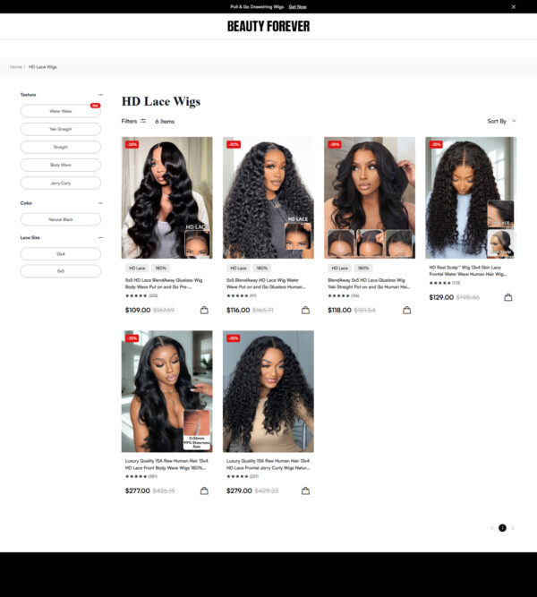 hd lace wigs_Beauty For Ever