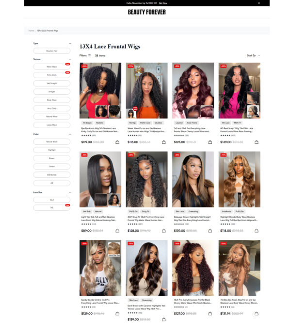 lace front wigs_Beauty For Ever