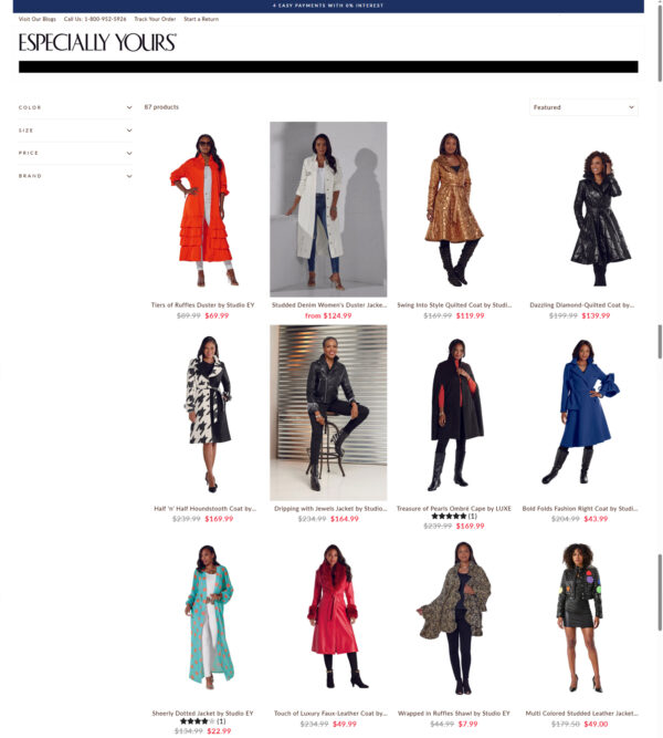 outerwear and apparel_Specially Yours