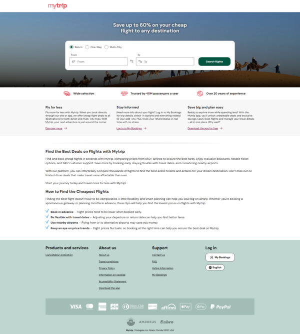 permanent link for Mytrip