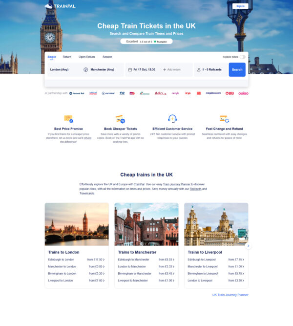 permanent link for TrainPal UK