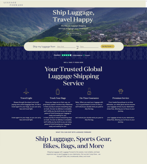 permanent link for shipping luggage_Luggage Forward