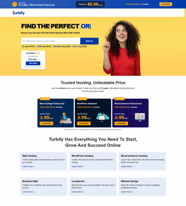 permanent link for webhosting and domains_Turbify