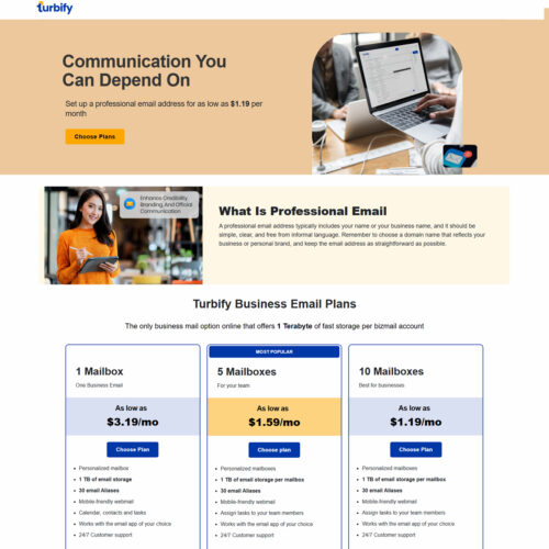 professional email address_Turbify