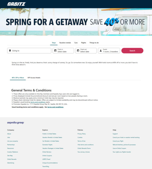 save 40% or more on hotels_Orbitz save 40% or more on hotels_Orbitz