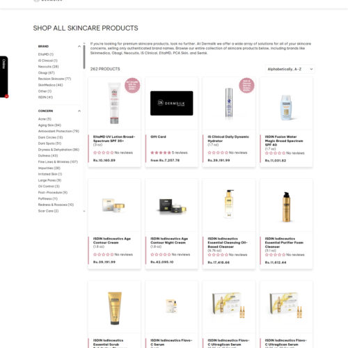 skincare products_Dermsilk