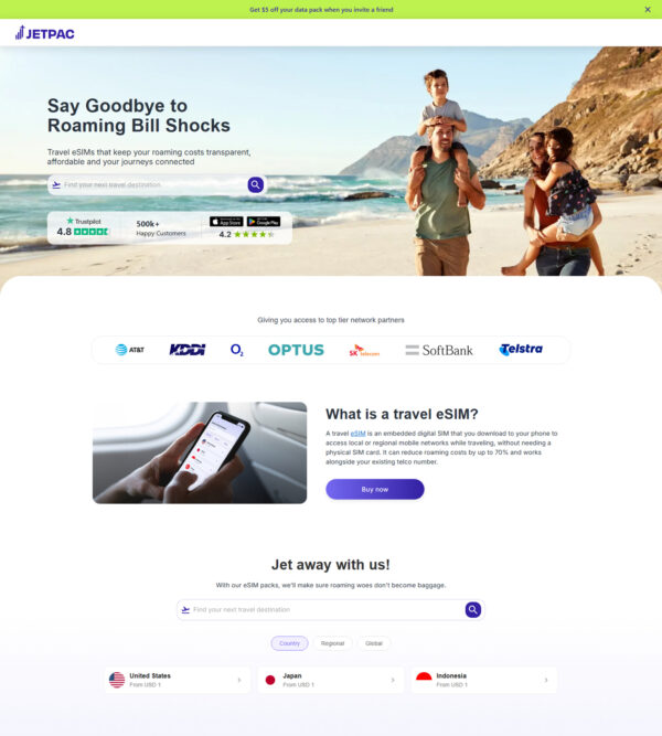 travel eSIM_Jetpack Global