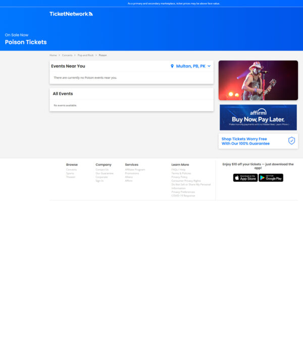 Concerts – Poison _ Ticket Network