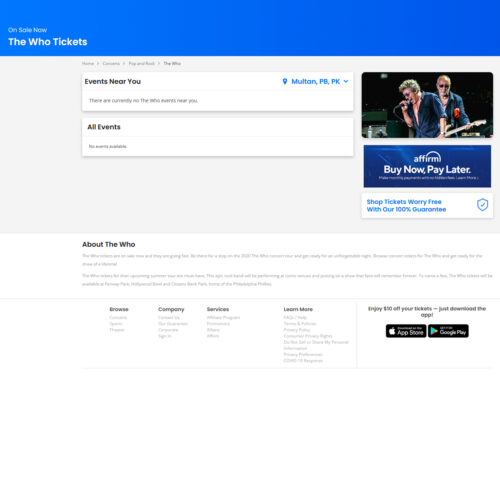 Concerts – The Who _ Ticket Network Concerts – The Who _ Ticket Network