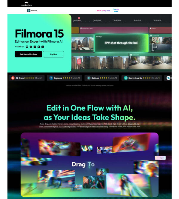 Filmora home page _ Wondershare
