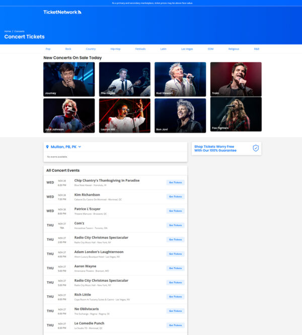 General – Concerts