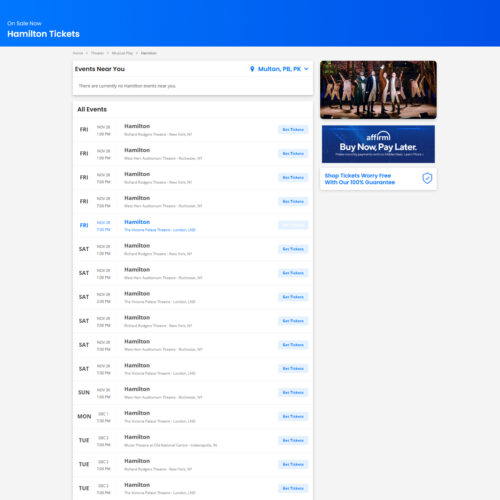 Hamilton Tickets Hamilton Tickets