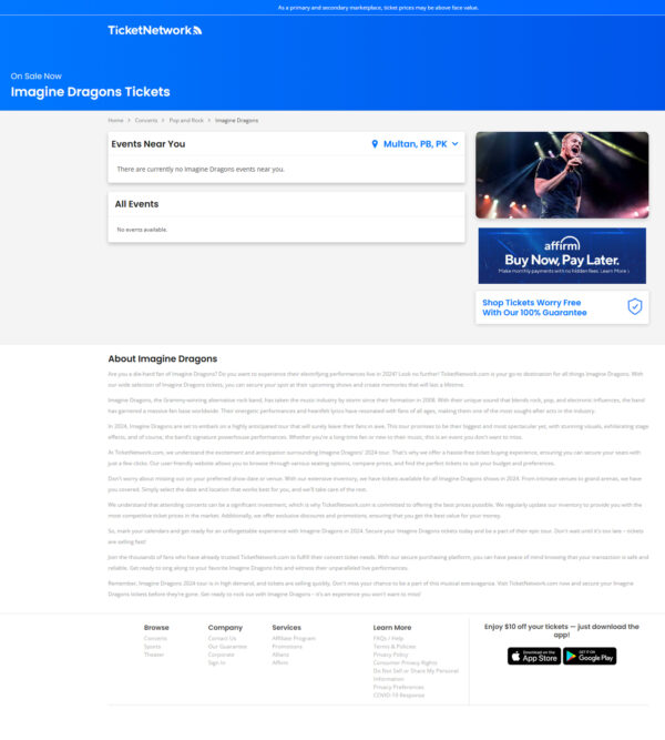 Imagine Dragons tickets _ TicketNetwork