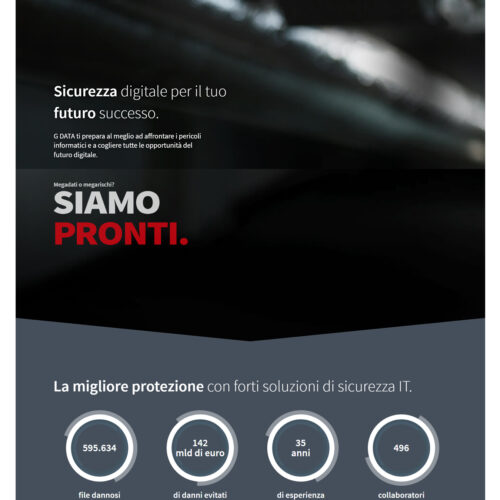 Italian homepage _ G Data