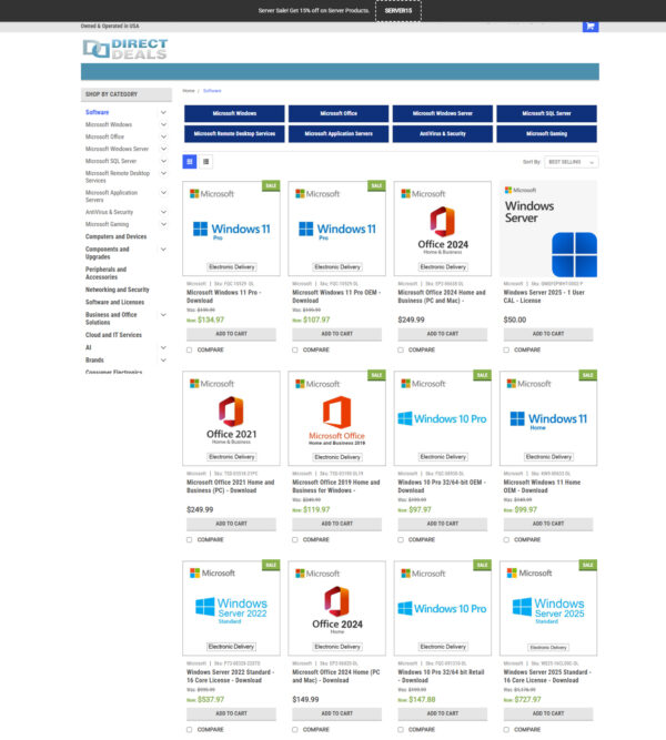 Microsoft RDS instant download sale _ Direct Deals