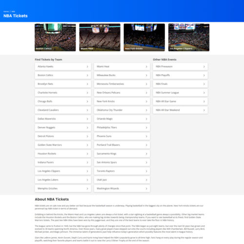NBA tickets _ TicketNetwork