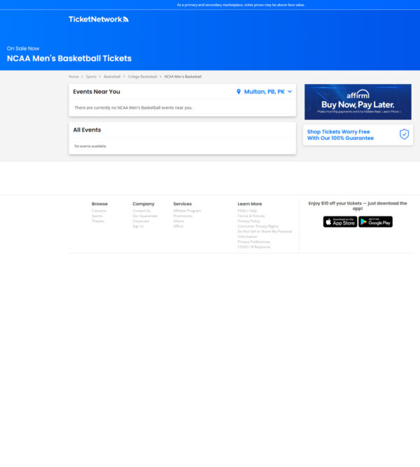 NCAA Men’s Basketball tickets _ TicketNetwork