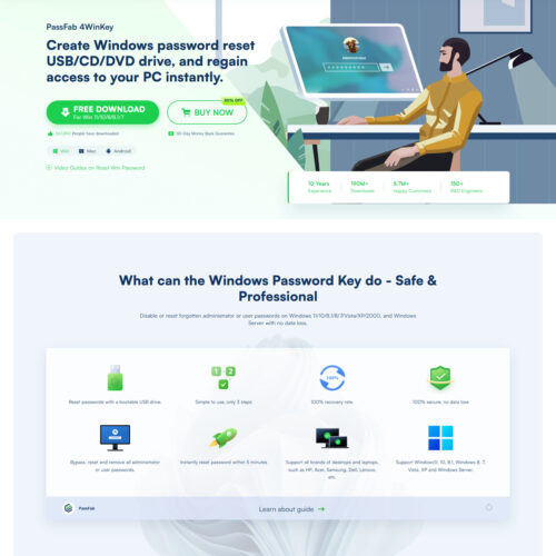 PassFab 4WinKey 10% off _ Tenorshare