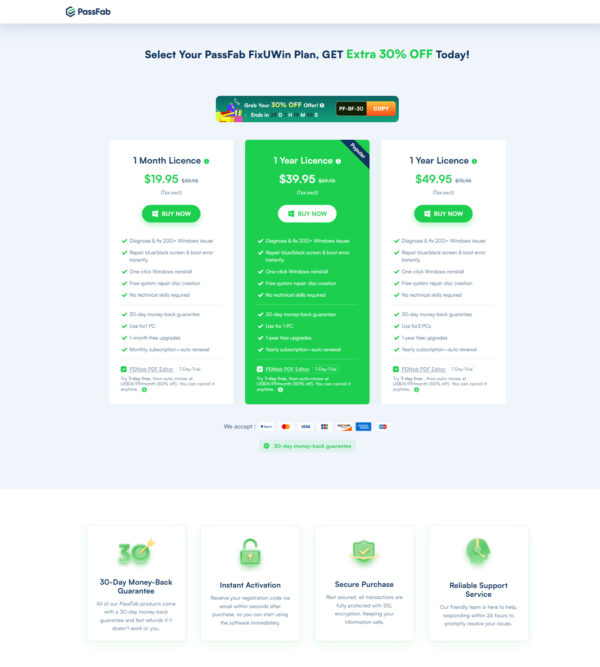 PassFab computer management  _ Tenorshare