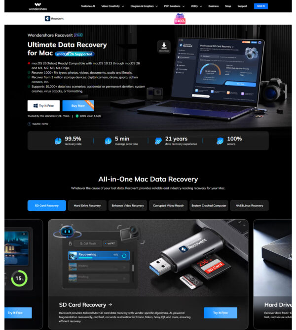 Recoverit for Mac _ Wondershare