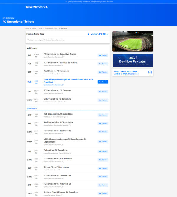 Soccer – FC Barcelona